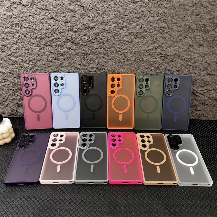 Magnetic Shockproof Full Camera Lens Protection Phone Cover for Samsung Galaxy S26 Ultra S25 Plus S24 S23 S22 Series