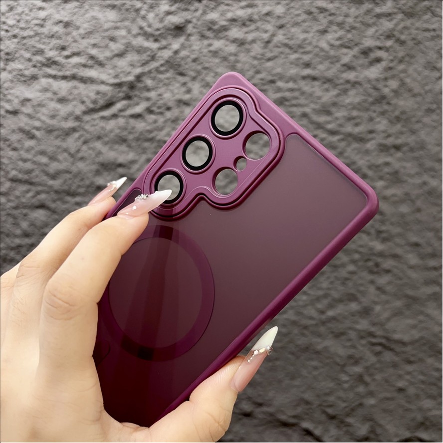 Magnetic Shockproof Full Camera Lens Protection Phone Cover for Samsung Galaxy S26 Ultra S25 Plus S24 S23 S22 Series