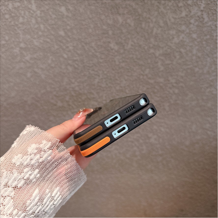 Luxury Lens Holder Bracket Cover Magnetic Anti-Slip Edge Stand Mobile Phone Case for Samsung Galaxy S26 S25 S24 S23 S22 Ultra