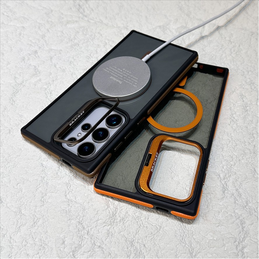 Luxury Shockproof Matte Magnetic Anti-Fingerprint Mobile Phone Case for Samsung Galaxy S26 S25 S24 S23 Ultra