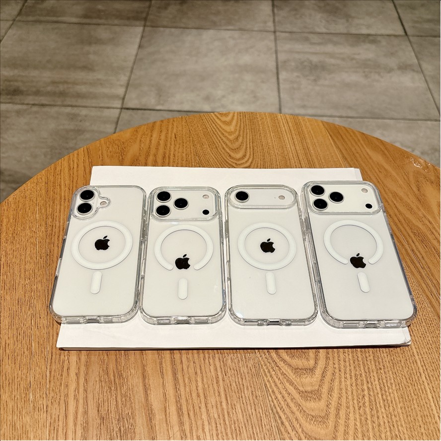 Acrylic+TPU Magnetic HD Clear Transparent Case for iPhone 16 17 18 Pro Max New Generation Mobile Phone Case