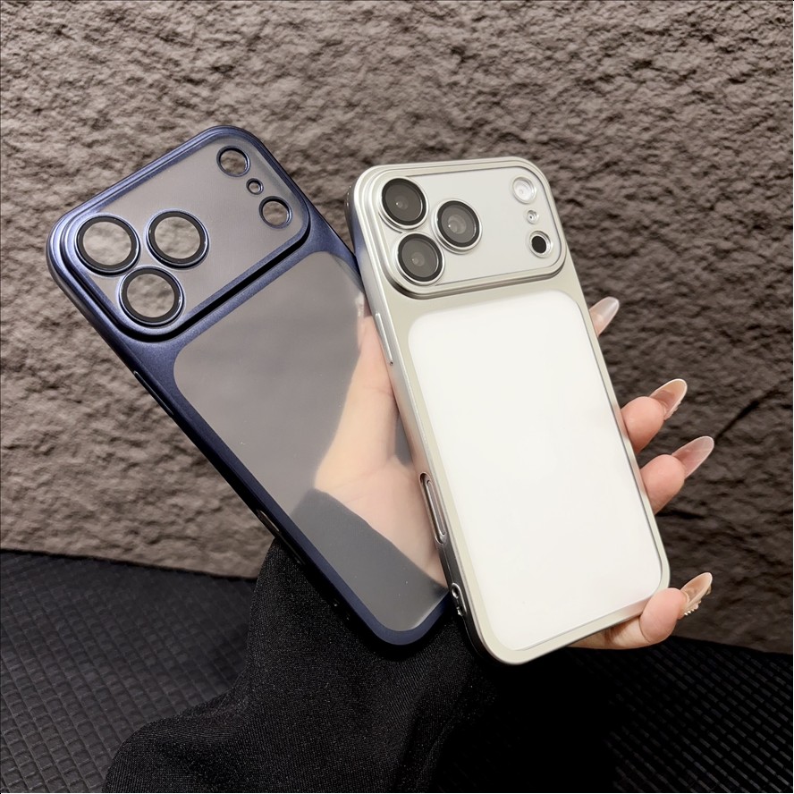 Electroplated TPU Phone Case for iPhone 18 17 Air 16 15 14 13 Pro Max 12 11 Soft Transparent Camera Protector Phone Case