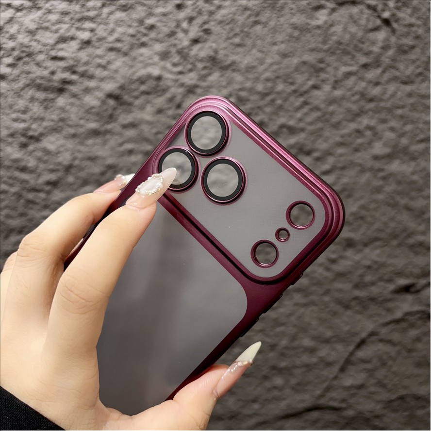 Electroplated TPU Phone Case for iPhone 18 17 Air 16 15 14 13 Pro Max 12 11 Soft Transparent Camera Protector Phone Case