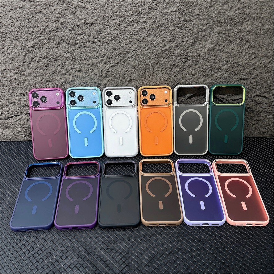 Translucent Magnetic Matte Phone Case For iPhone 18 17 16 15 14 13 Pro Max Air Plus
