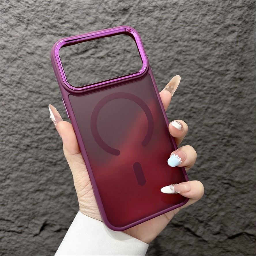 Translucent Magnetic Matte Phone Case For iPhone 18 17 16 15 14 13 Pro Max Air Plus