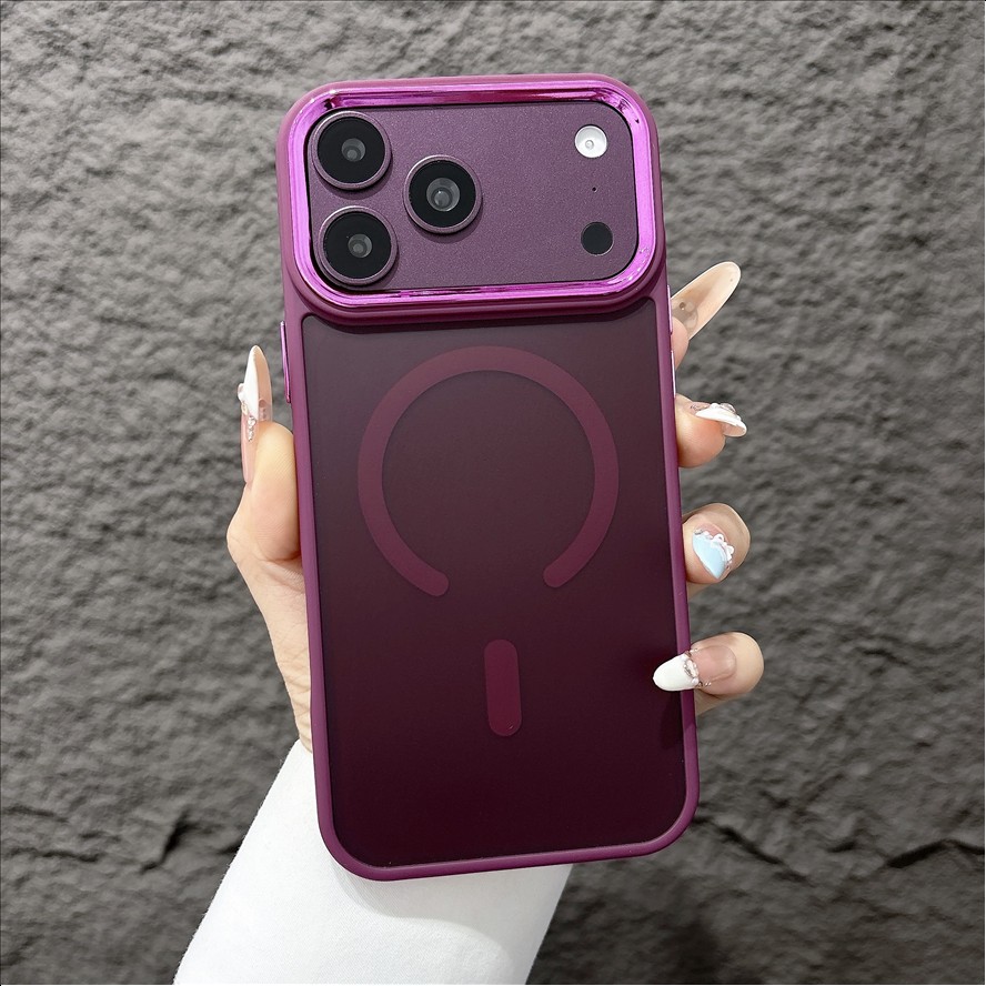 Translucent Magnetic Matte Phone Case For iPhone 18 17 16 15 14 13 Pro Max Air Plus