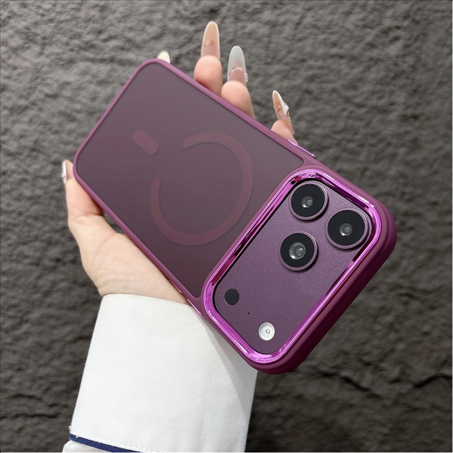 Translucent Magnetic Matte Phone Case For iPhone 18 17 16 15 14 13 Pro Max Air Plus