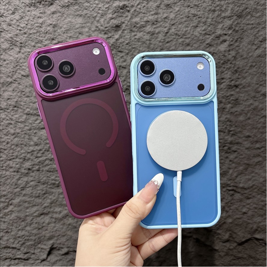 Translucent Magnetic Matte Phone Case For iPhone 18 17 16 15 14 13 Pro Max Air Plus