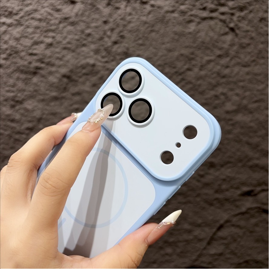 Matte Armor Magnetic Wireless Charging Phone Case for iPhone 18 17 16 15 Pro Max 14 12 13 11 Pro Case Shockproof Cover