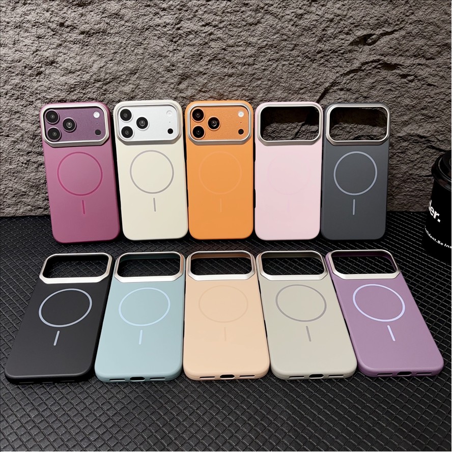 Frosted Magnetic Hard PC Phone Case for iPhone 11 12 13 14 15 16 17 18 Pro Max Wireless Charging Slim Protective Cover Shell