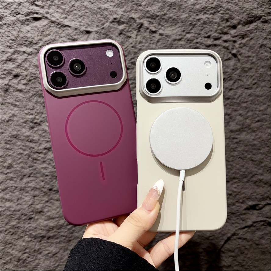 Frosted Magnetic Hard PC Phone Case for iPhone 11 12 13 14 15 16 17 18 Pro Max Wireless Charging Slim Protective Cover Shell