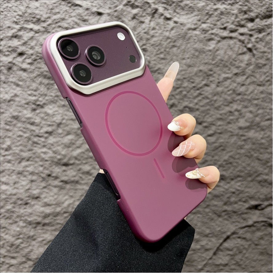 Frosted Magnetic Hard PC Phone Case for iPhone 11 12 13 14 15 16 17 18 Pro Max Wireless Charging Slim Protective Cover Shell