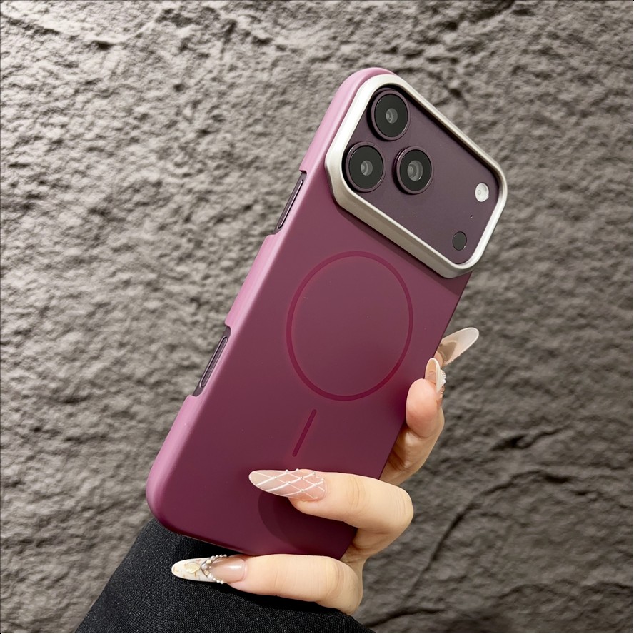 Frosted Magnetic Hard PC Phone Case for iPhone 11 12 13 14 15 16 17 18 Pro Max Wireless Charging Slim Protective Cover Shell