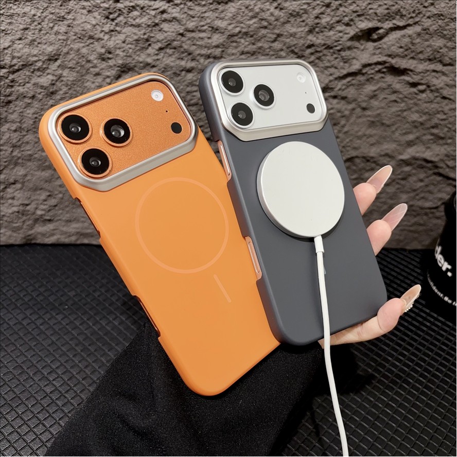 Frosted Magnetic Hard PC Phone Case for iPhone 11 12 13 14 15 16 17 18 Pro Max Wireless Charging Slim Protective Cover Shell